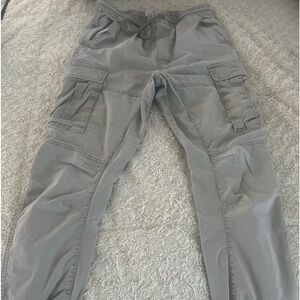 Men's H&M Tan Cotton Cargo Joggers Pants Size: Small